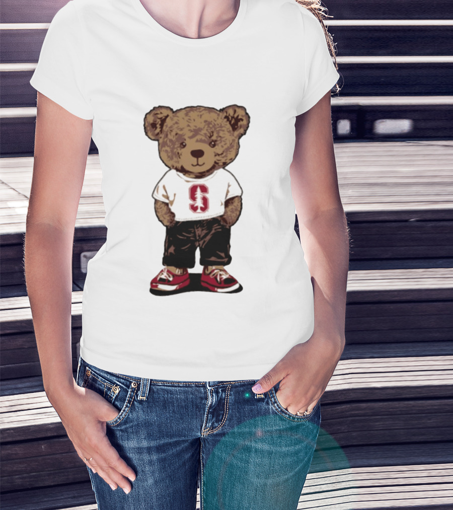 Stanford Cardinal 2026 Teddy Bear NCAA Fan Gear T-Shirt