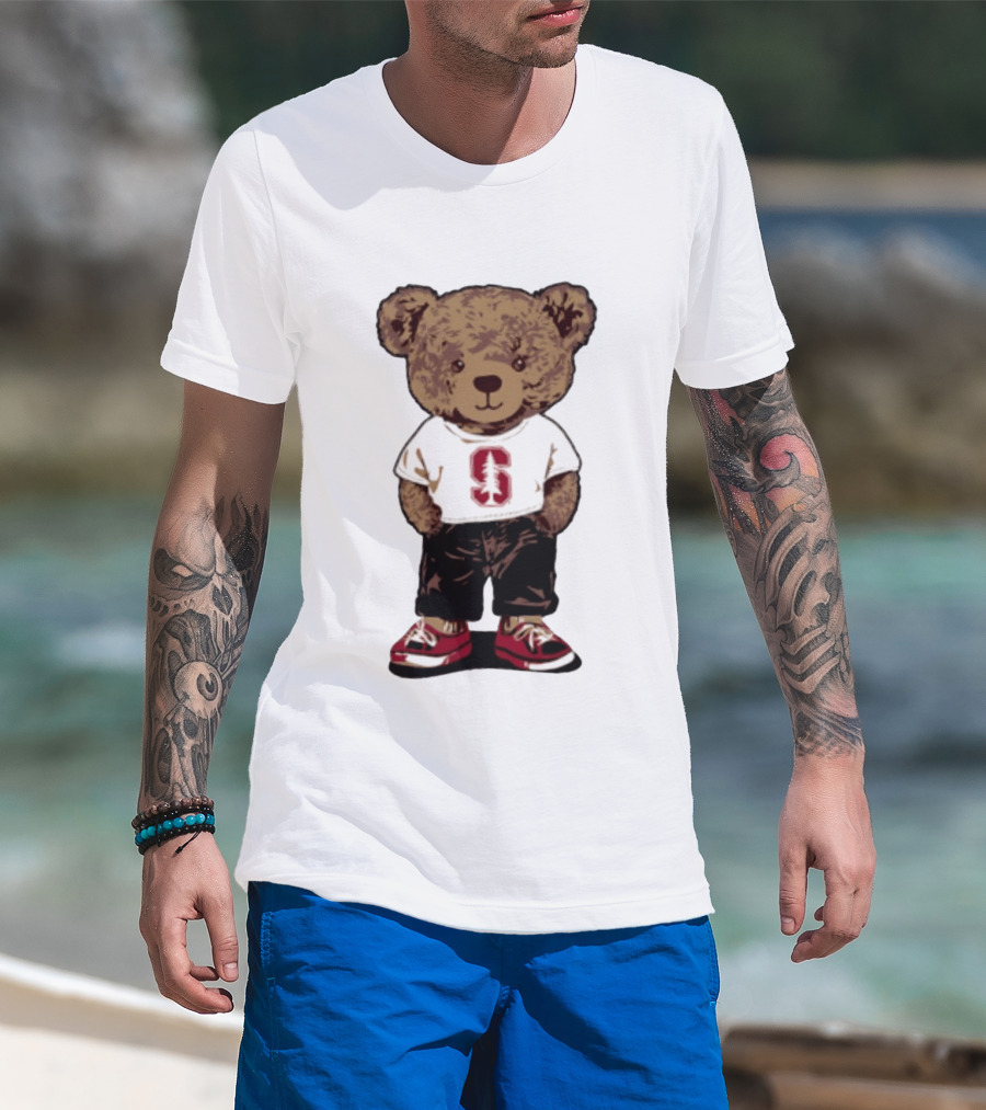 Stanford Cardinal 2026 Teddy Bear NCAA Fan Gear T-Shirt