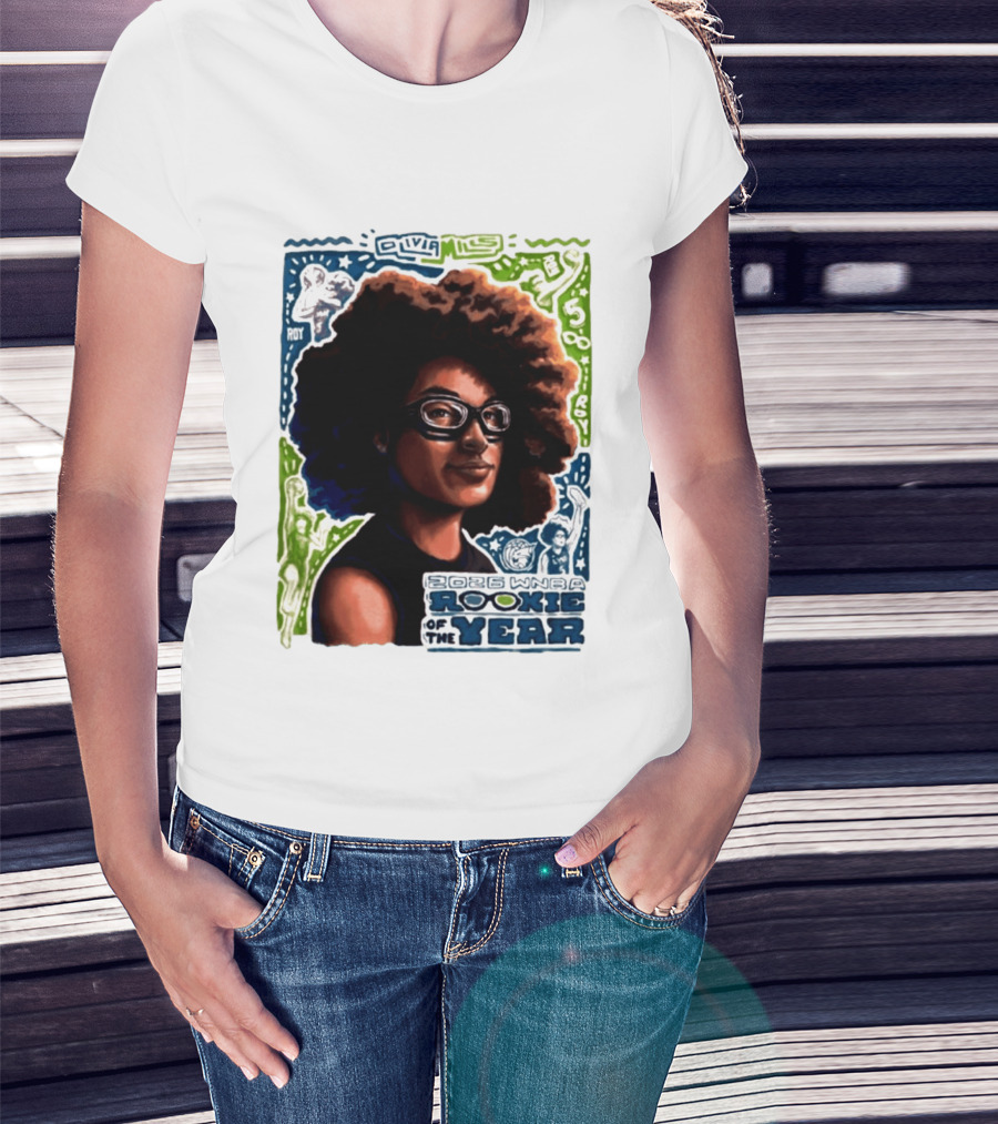 Olivia Miles Minnesota Lynx 2026 WNBA Rookie Of The Year Basketball Champion T-Shirt