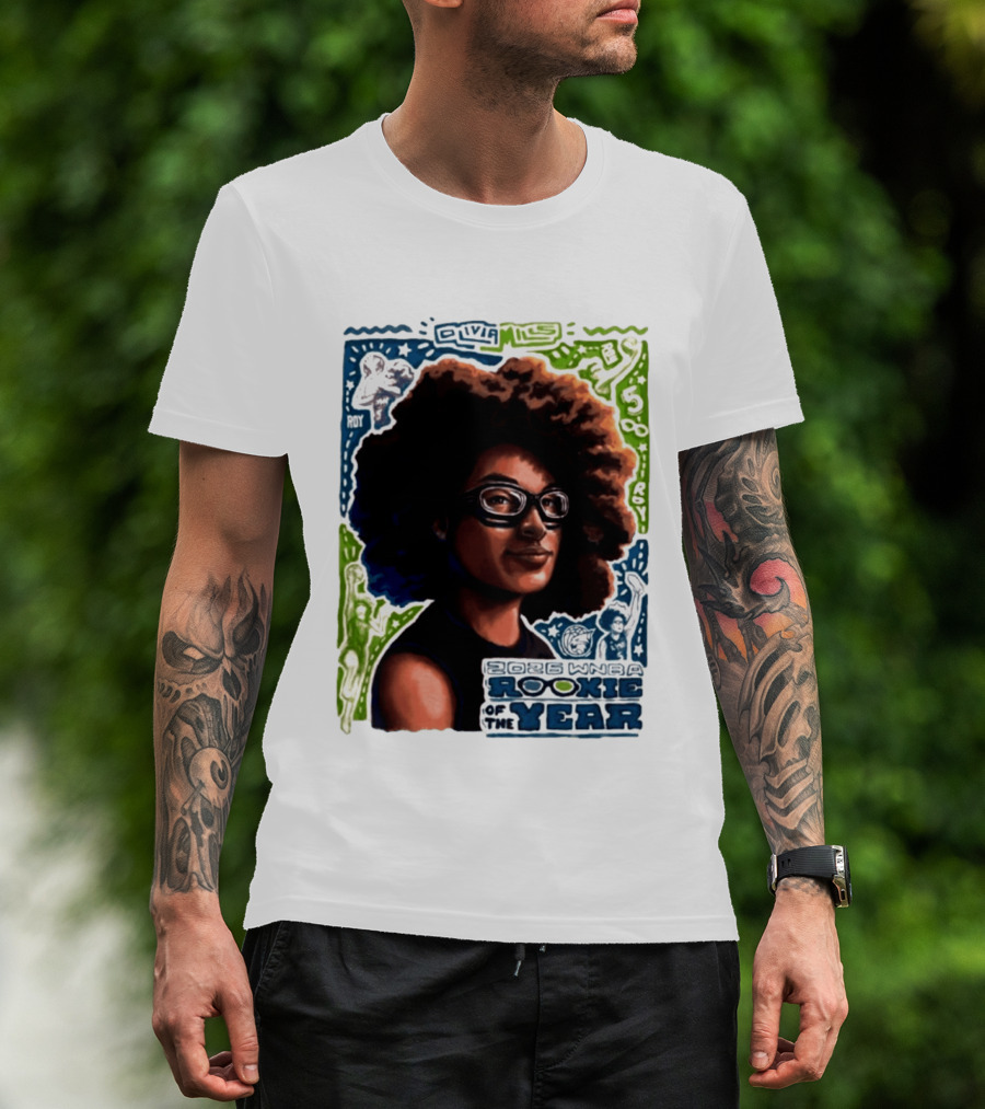Olivia Miles Minnesota Lynx 2026 WNBA Rookie Of The Year Basketball Champion T-Shirt