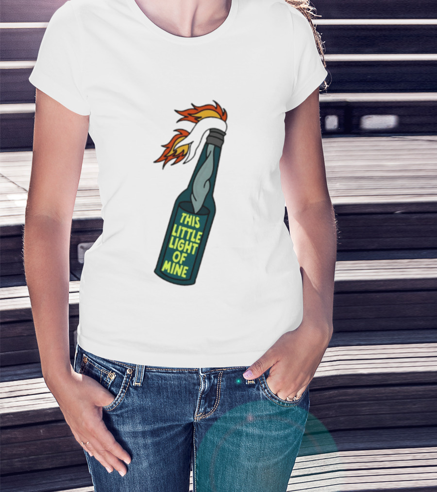 This Little Light Of Mine Molotov Cocktail Flame Bottle T-Shirt