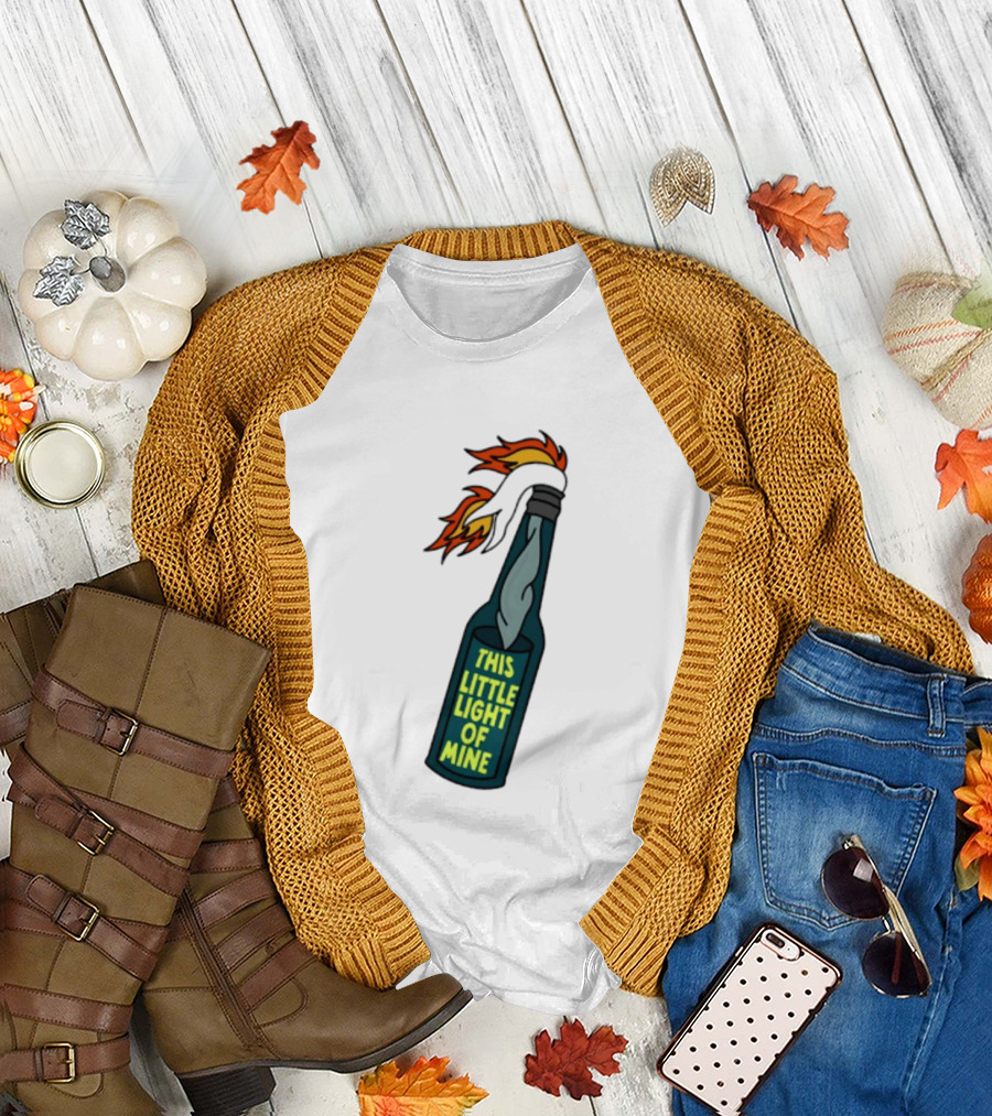 This Little Light Of Mine Molotov Cocktail Flame Bottle T-Shirt