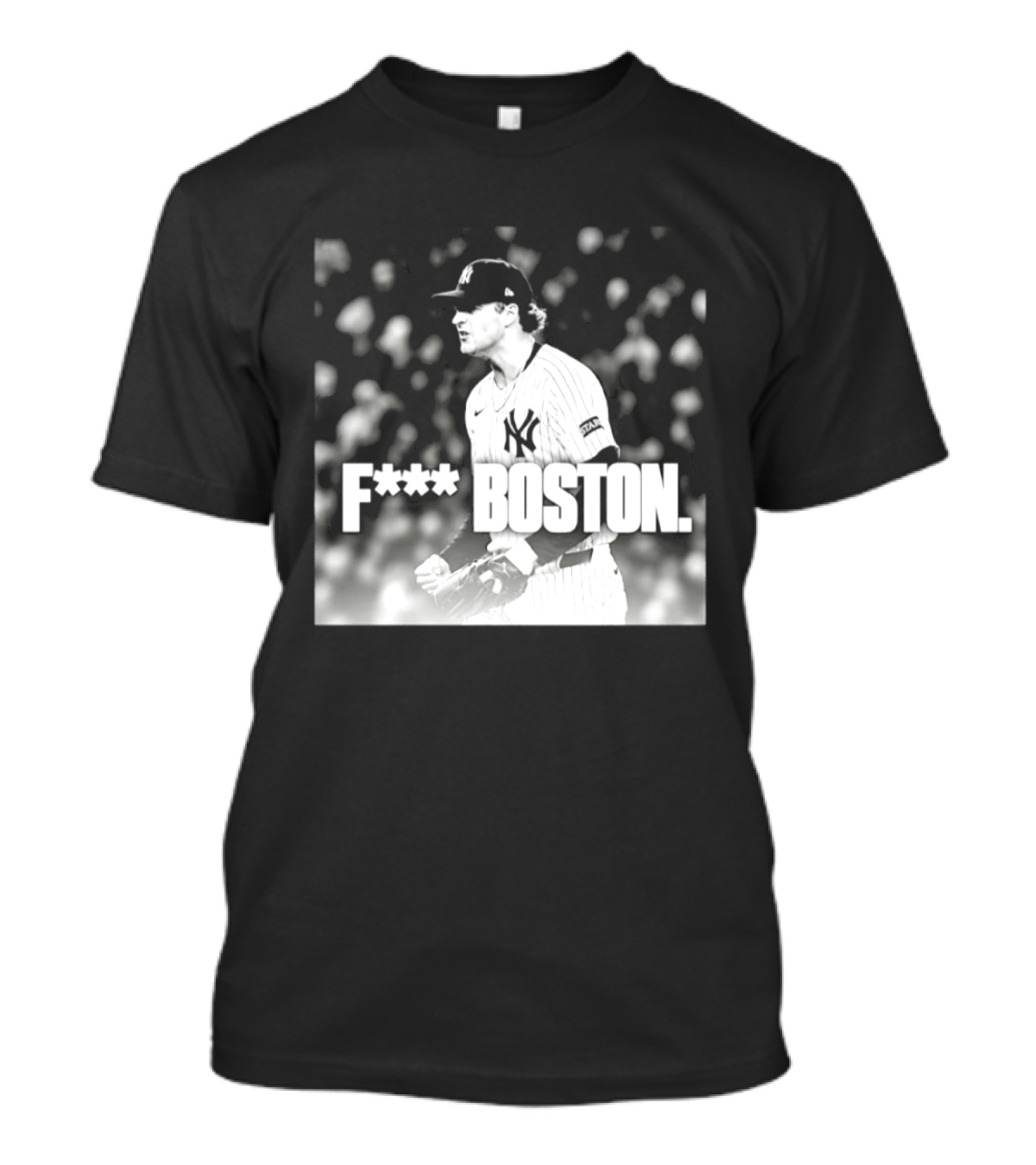 Cam Schlittler New York Yankees F*** Boston T-Shirt