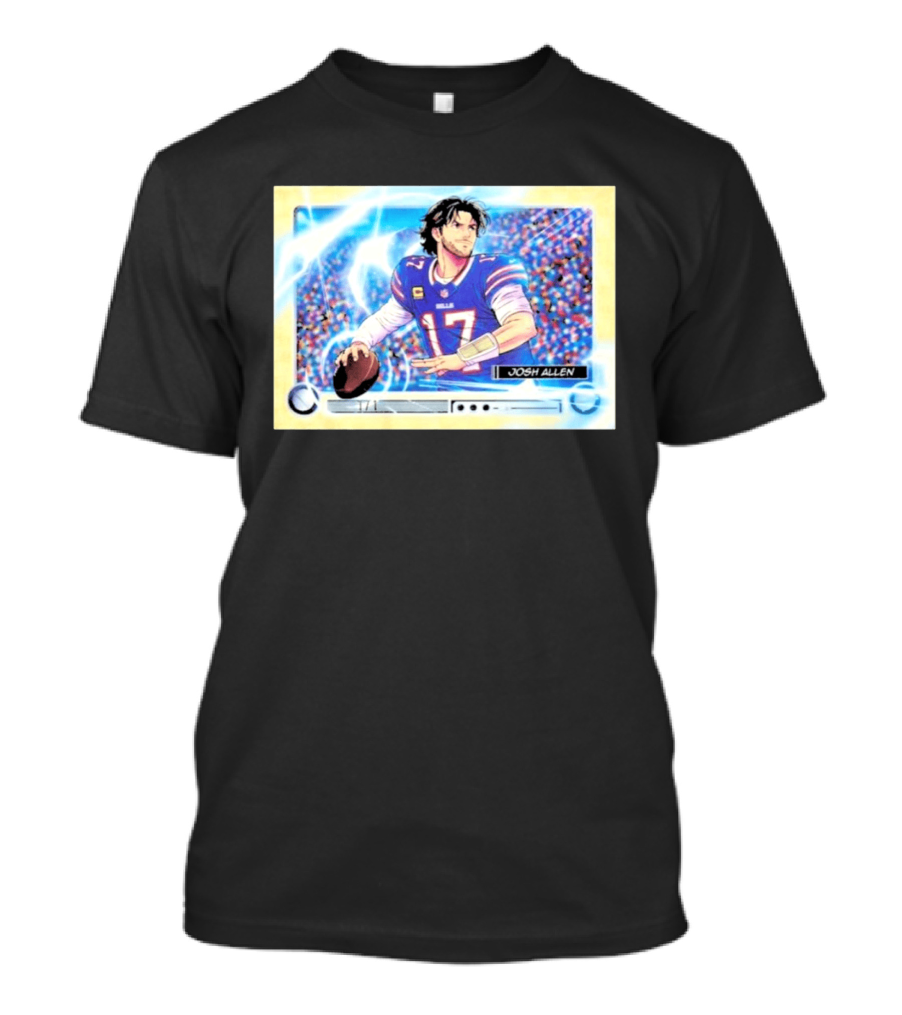 Josh Allen 1 Of 1 Anime Superfractor 2026 Bowman Football Card T-Shirt