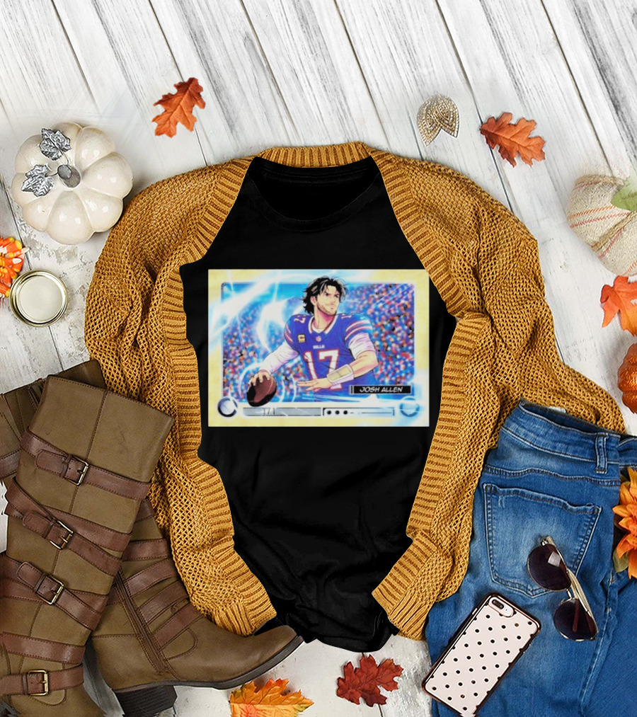 Josh Allen 1 Of 1 Anime Superfractor 2026 Bowman Football Card T-Shirt