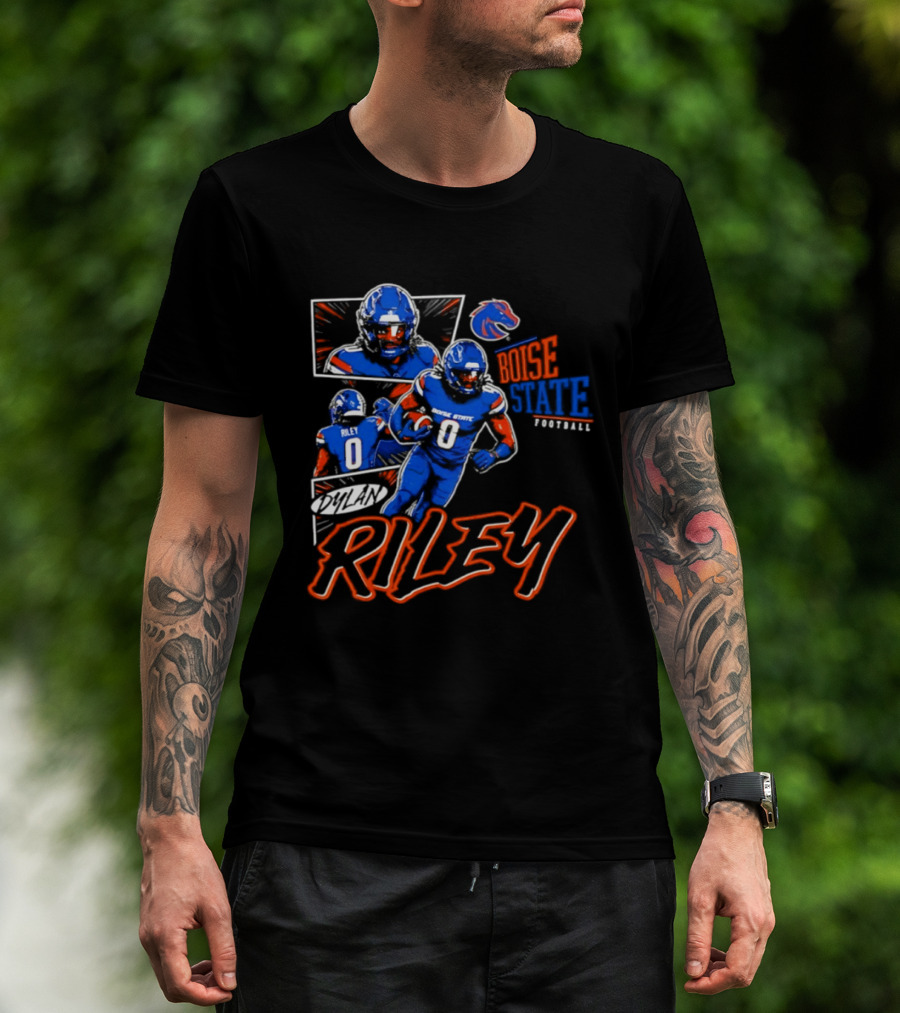 Boise State Broncos Football Riley Comic Book T-Shirt
