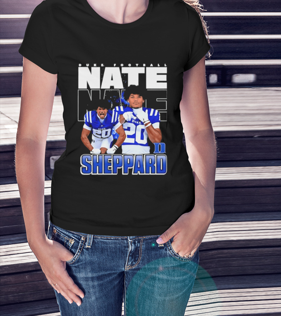 Super Football Nate Sheppard Duke Blue Devils 90s T-Shirt