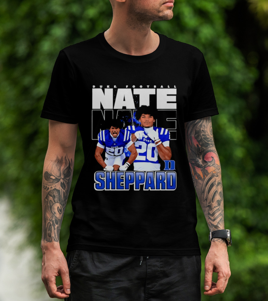Super Football Nate Sheppard Duke Blue Devils 90s T-Shirt