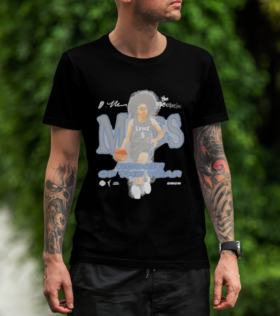 Olivia Miles Minnesota Lynx Playa Society Rookie Of The Year 2026 T-Shirt