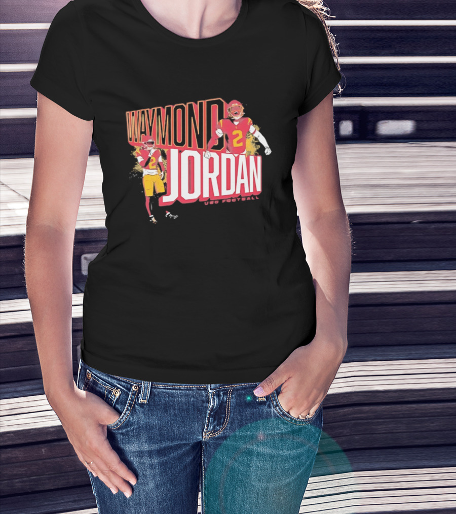 Waymond Jordan USC Trojans NCAA Football Number 2 T-Shirt