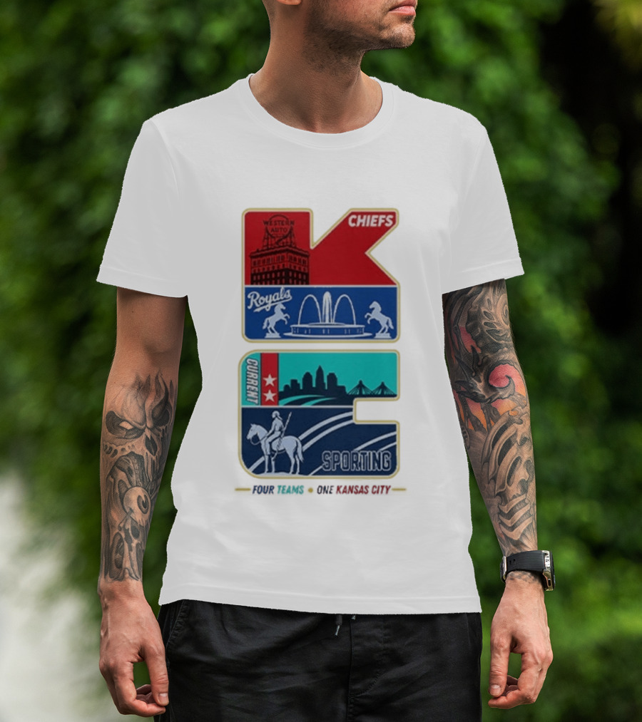 Chiefs Royals Current Sporting Kansas City Western Auto T-Shirt