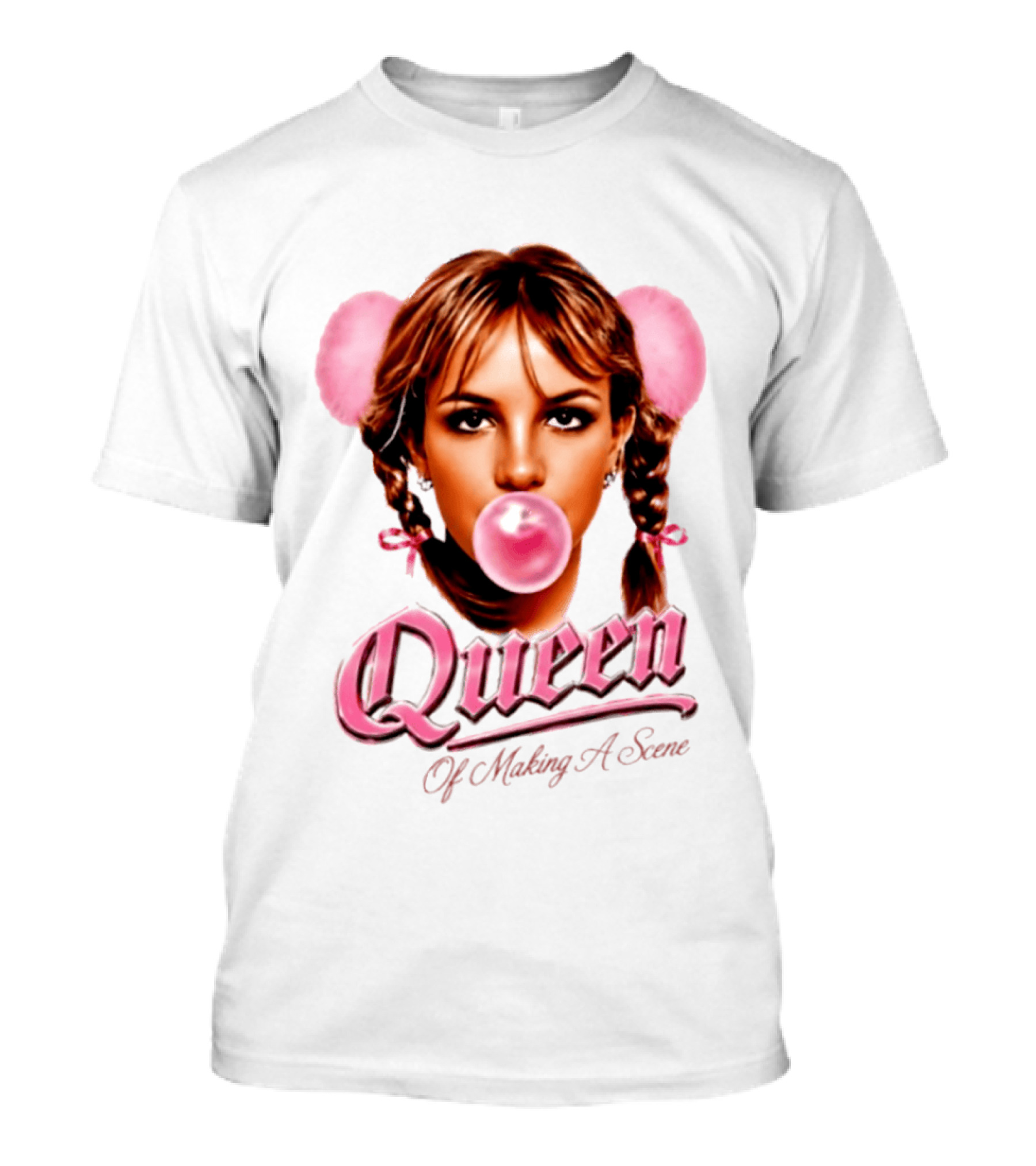 Britney Spears Queen Bubblegum Pop Princess Scene T-Shirt