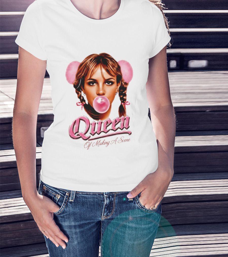 Britney Spears Queen Bubblegum Pop Princess Scene T-Shirt
