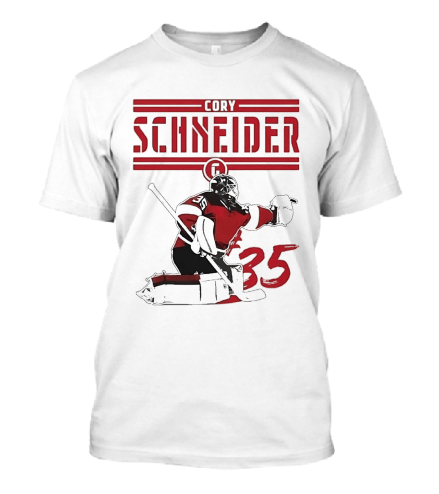 Cory Schneider New Jersey Devils Hockey Player 35 T-Shirt