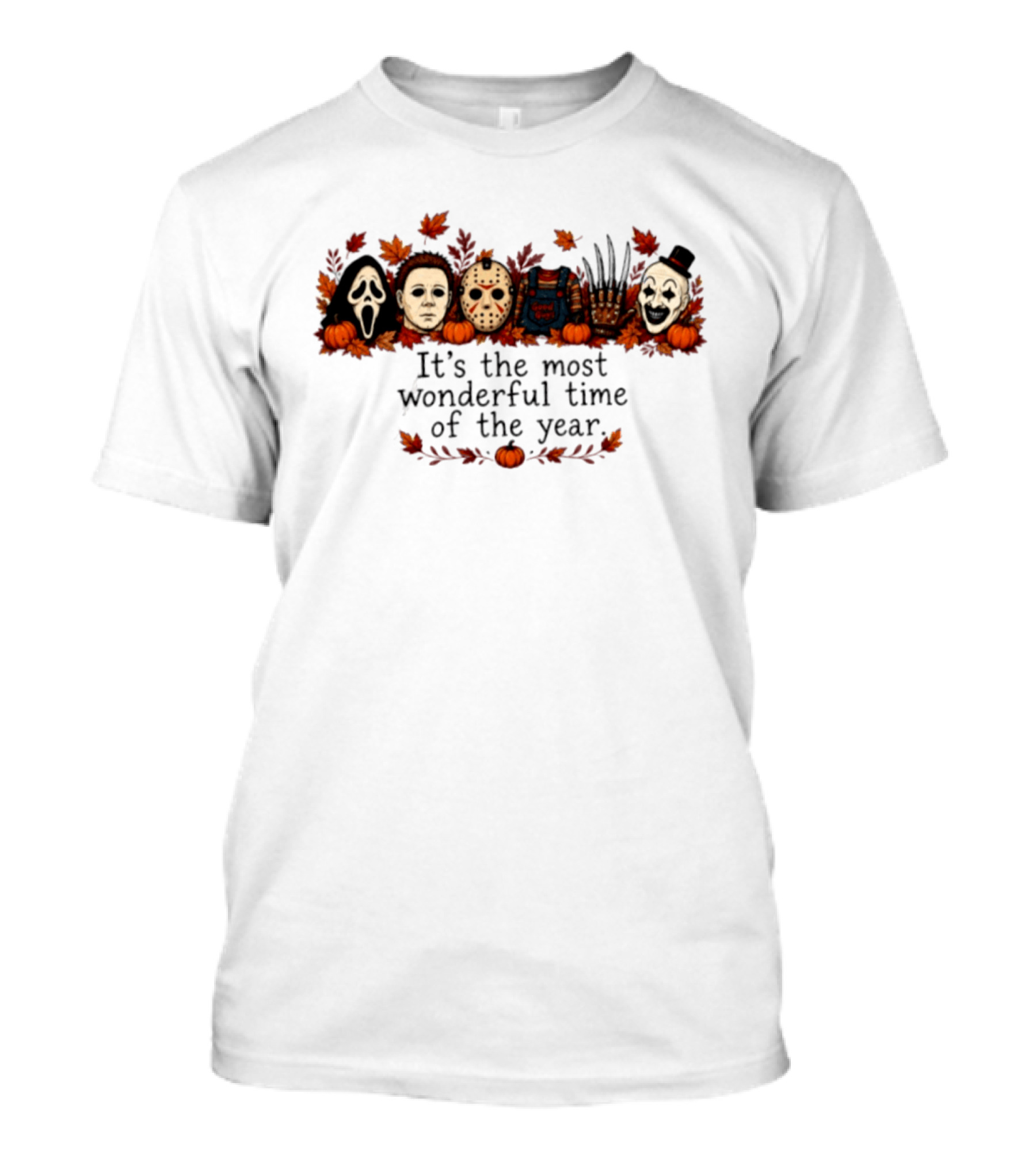 It’s The Most Wonderful Time Of The Year Horror Movie Characters T-Shirt