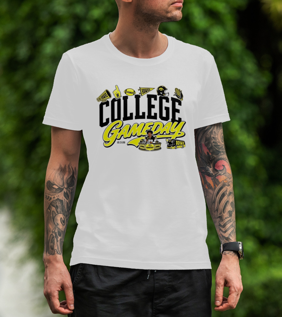Kamari Moulton College Gameday Iowa Hawkeyes 2026 ESPN T-Shirt