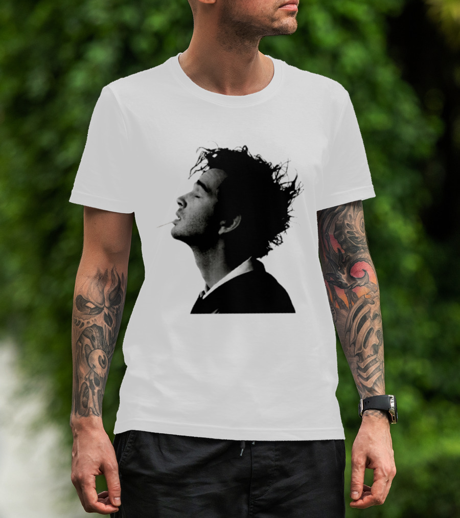 Matty Healy The 1975 Indie Rock Alternative Silhouette Smoking T-Shirt