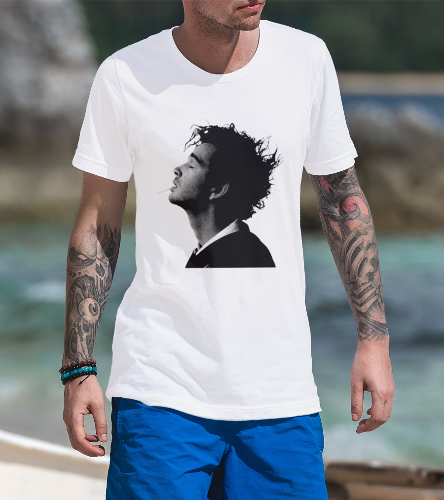 Matty Healy The 1975 Indie Rock Alternative Silhouette Smoking T-Shirt