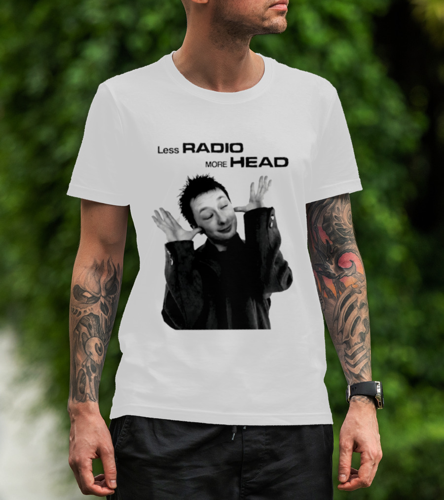 Thom Yorke Less Radio More Head Radiohead T-Shirt