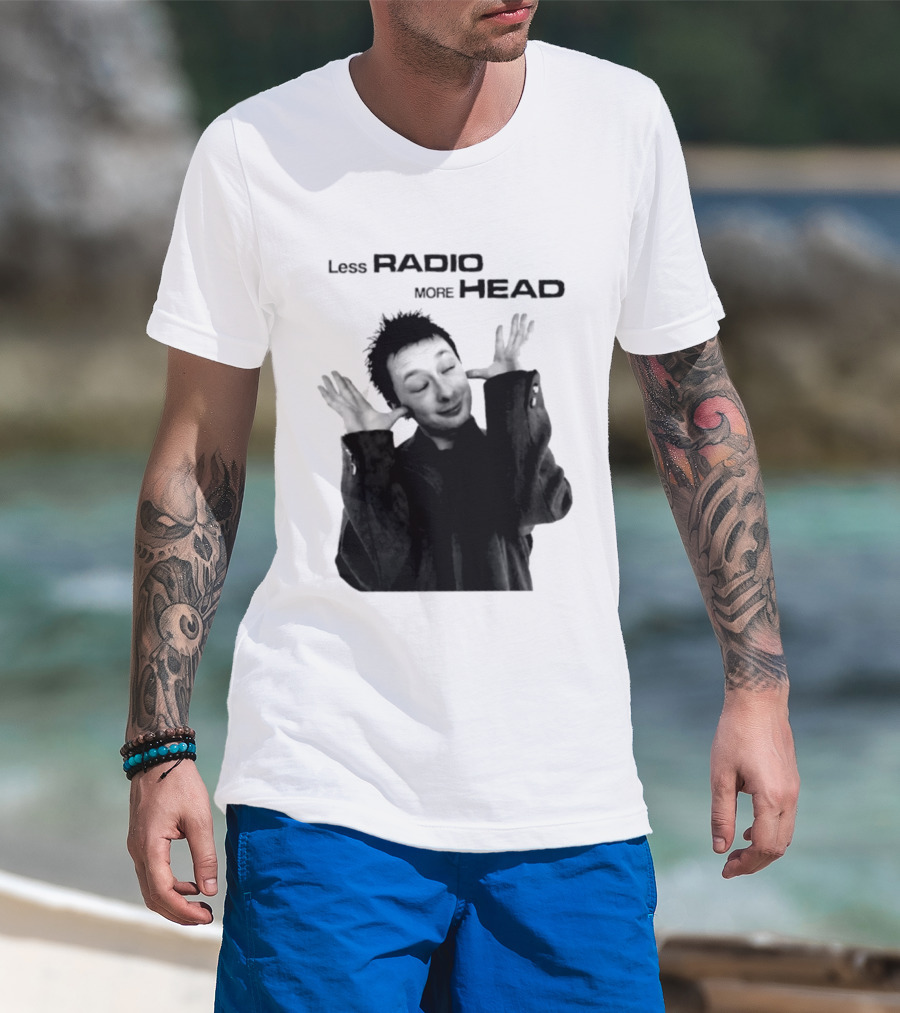 Thom Yorke Less Radio More Head Radiohead T-Shirt