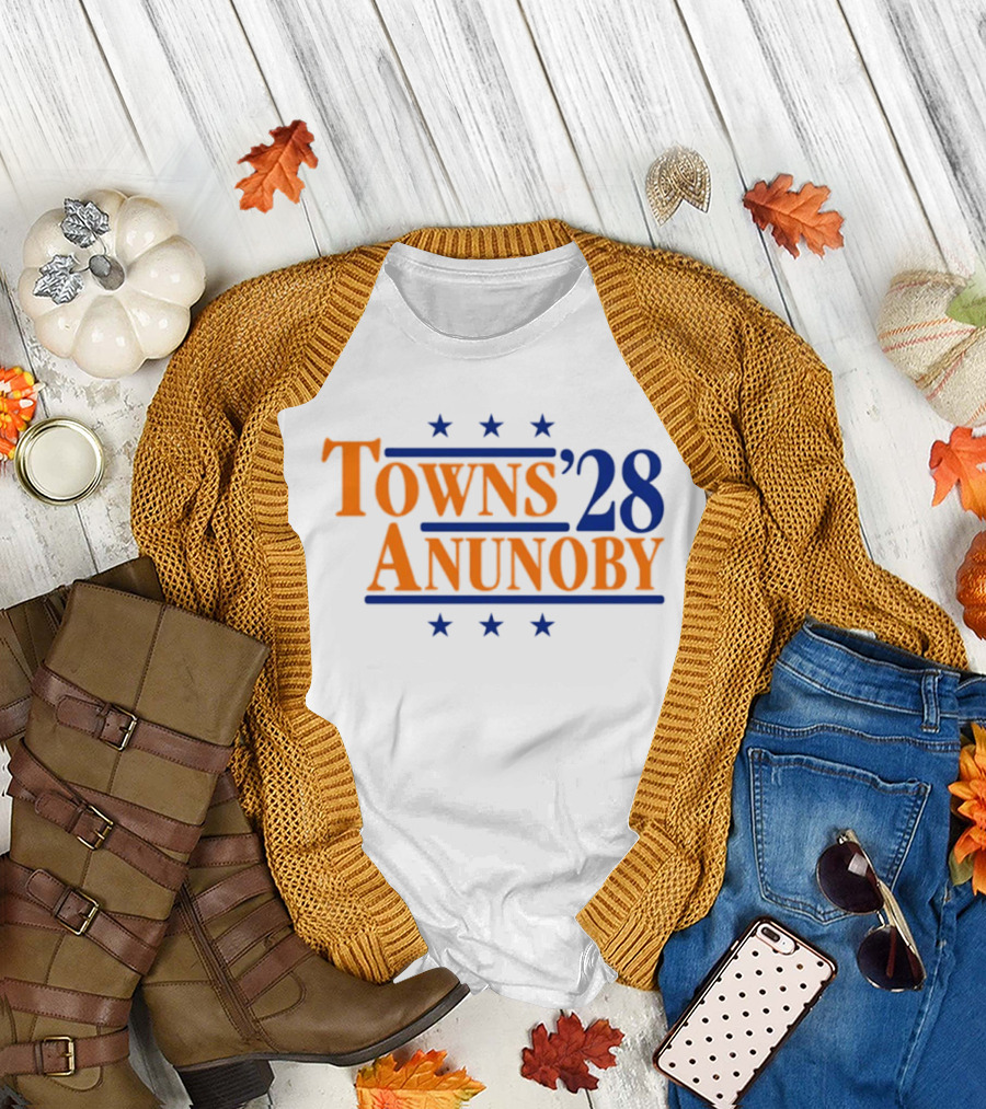 Towns Anunoby 28 New York Knicks Stars T-Shirt