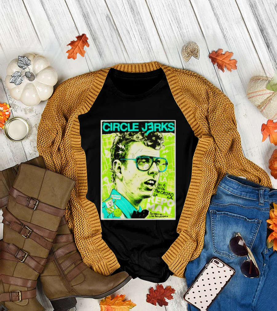 Circle Jerks Repo Man Screening Dec 6 2026 The Castro SF Live Performance T-Shirt