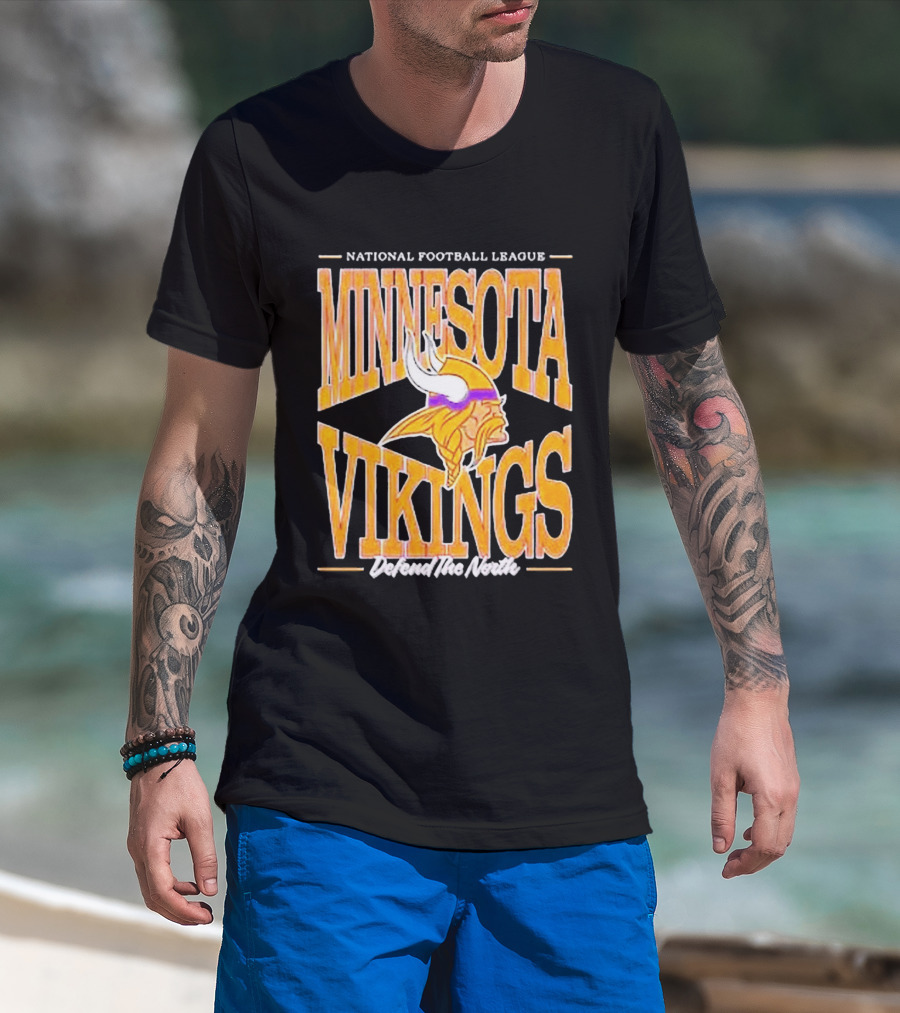 National Football League Minnesota Vikings Defend The North T-Shirt