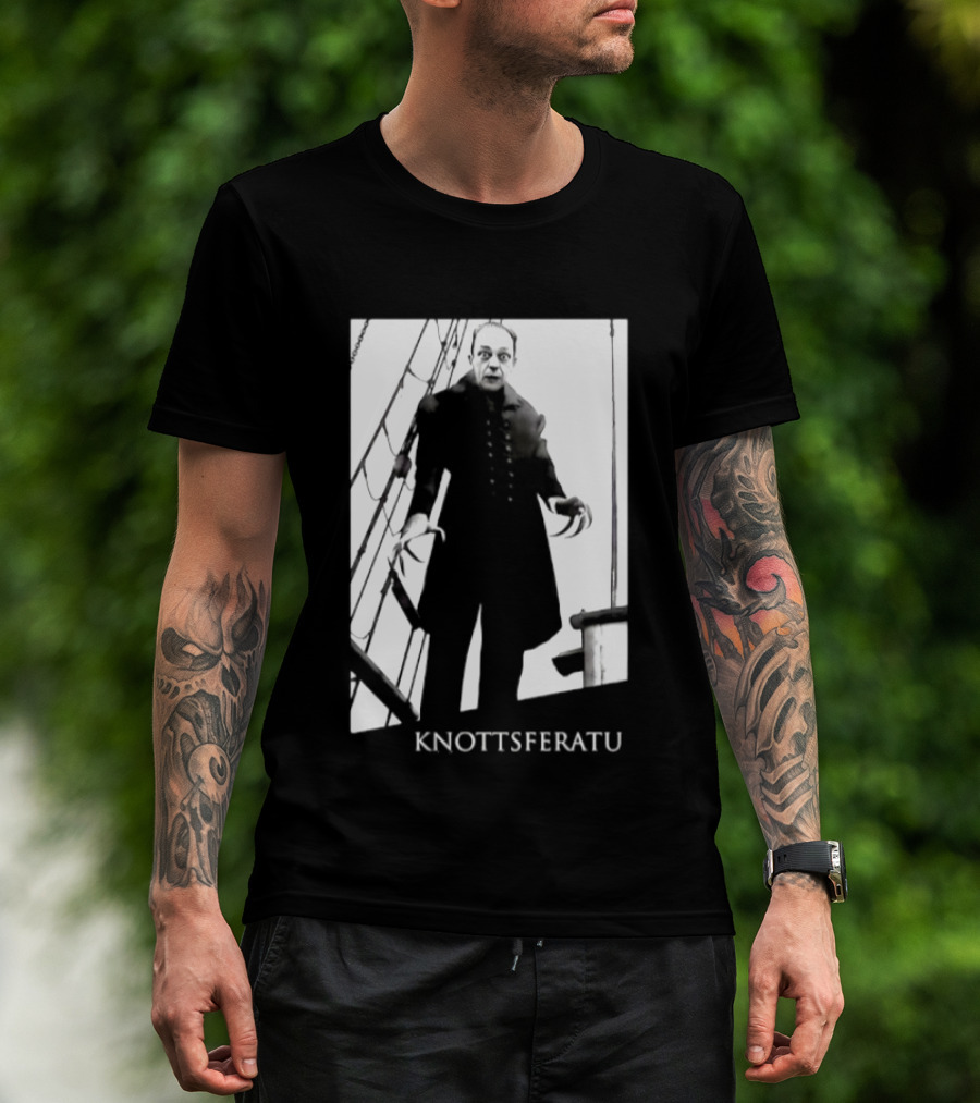 Don Knotts Knottsferatu Nosferatu Horror Comedy Mashup T-Shirt
