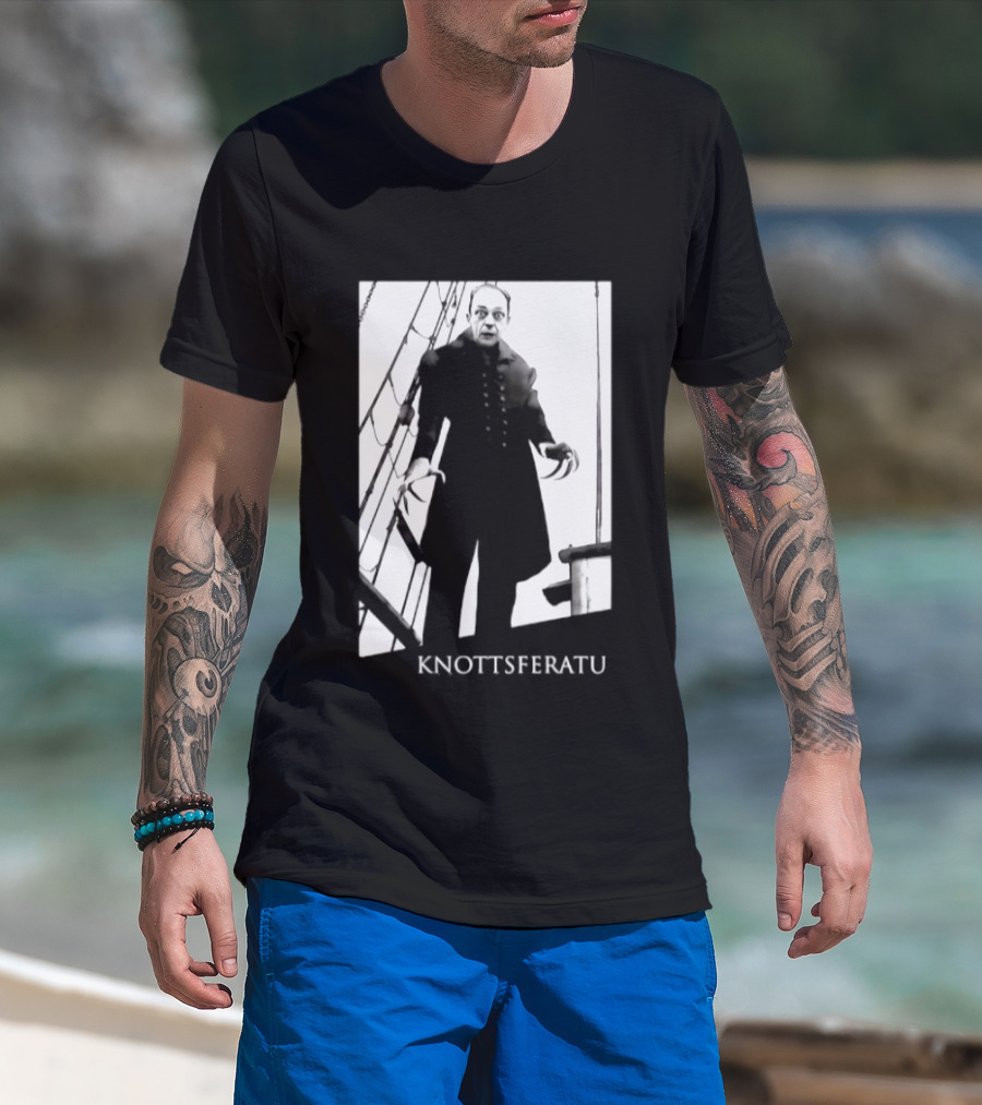 Don Knotts Knottsferatu Nosferatu Horror Comedy Mashup T-Shirt