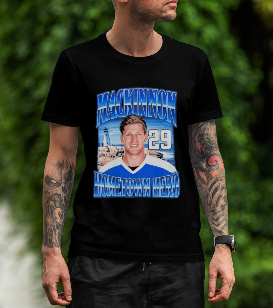 Mackinnon 29 Hometown Hero Lighthouse Scene T-Shirt