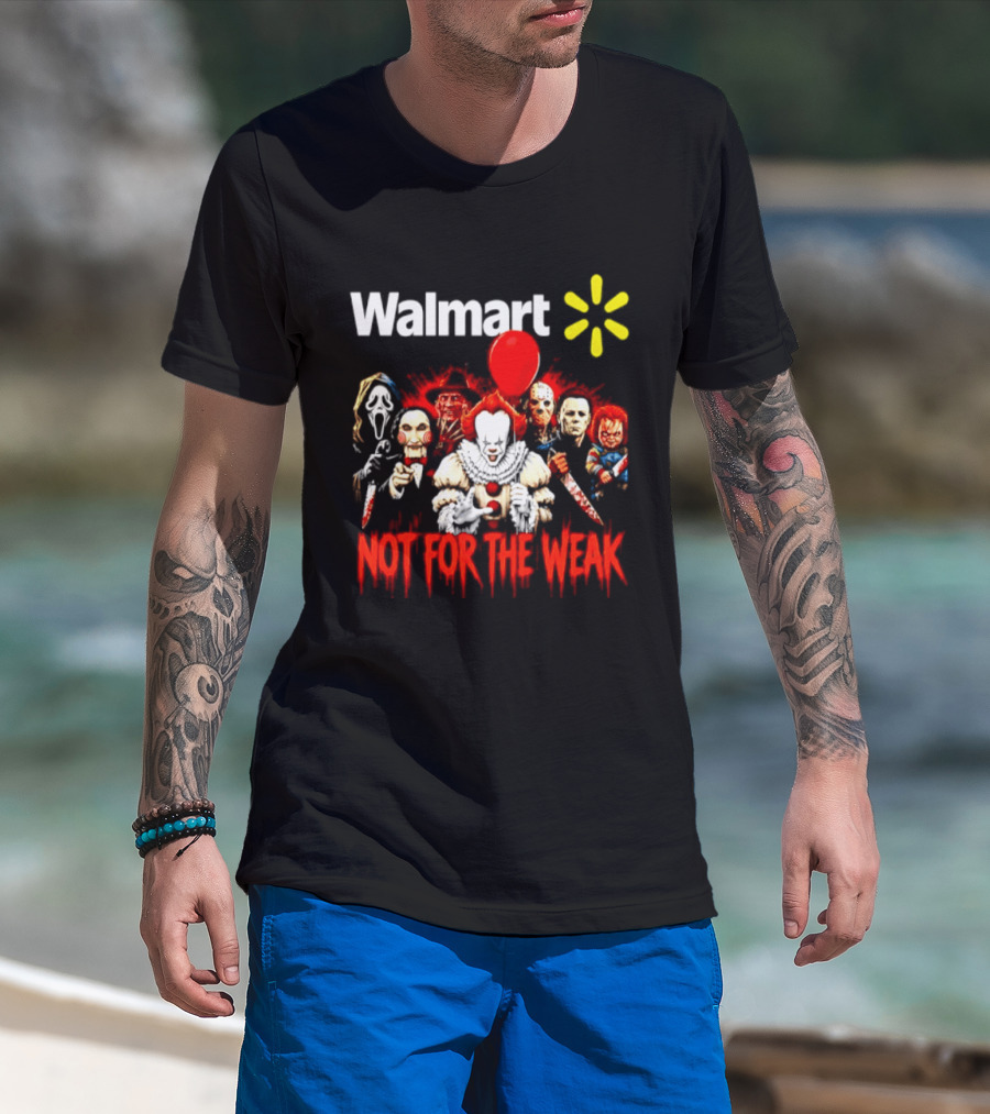 Walmart Not For The Weak Horror Movie Icons Friends Halloween 2026 T-Shirt
