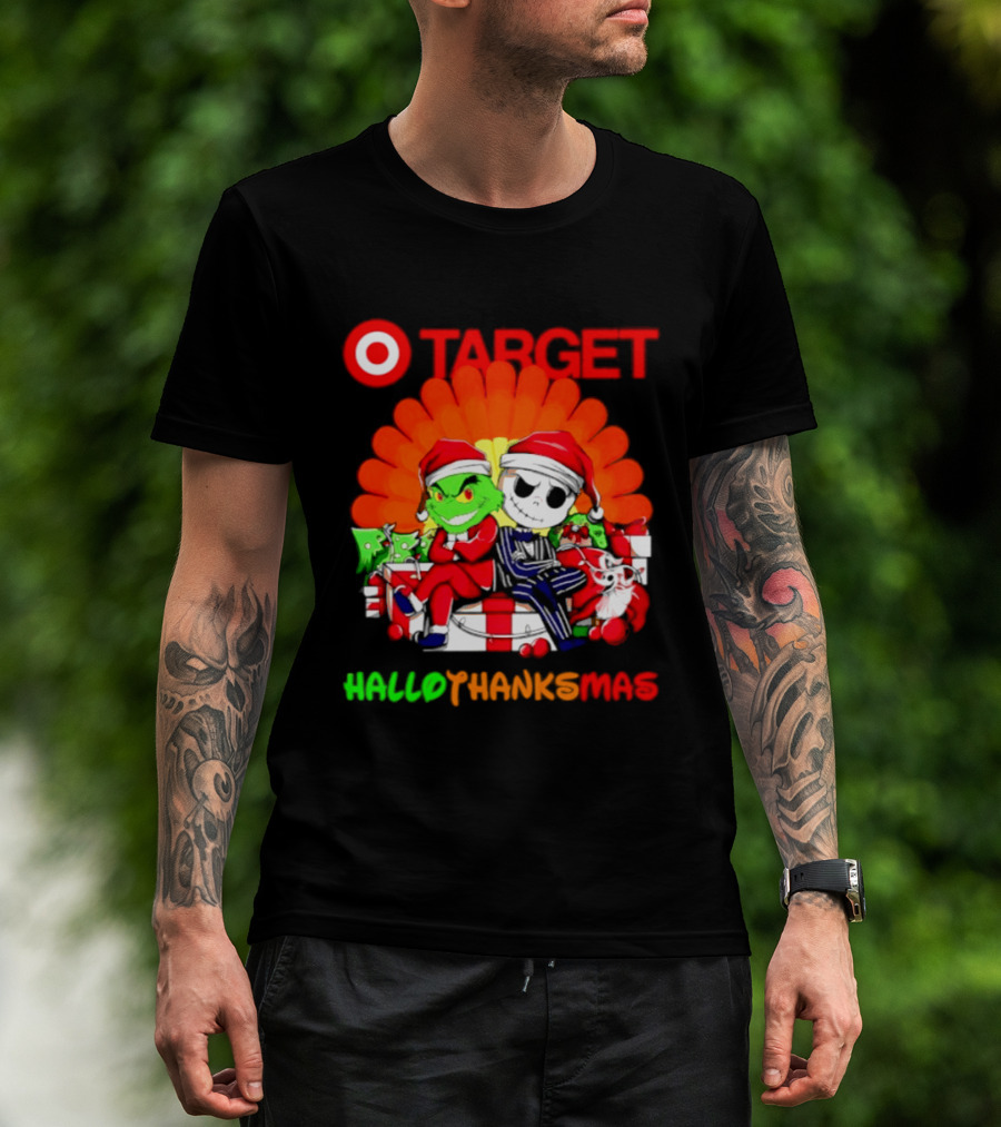 Target Grinch Jack Skellington Hallothanksmas 2026 T-Shirt