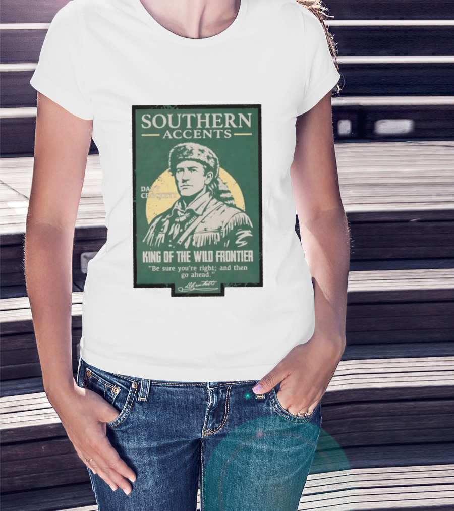 Southern Accents Davy Crockett King Of The Wild Frontier T-Shirt