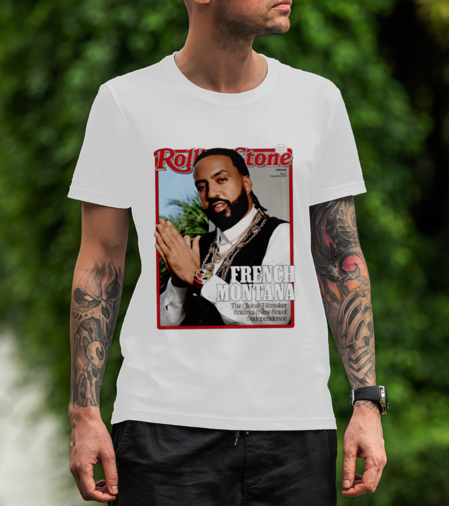 Rolling Stone Canada September 2026 French Montana Global Hitmaker New Era Of Independence T-Shirt