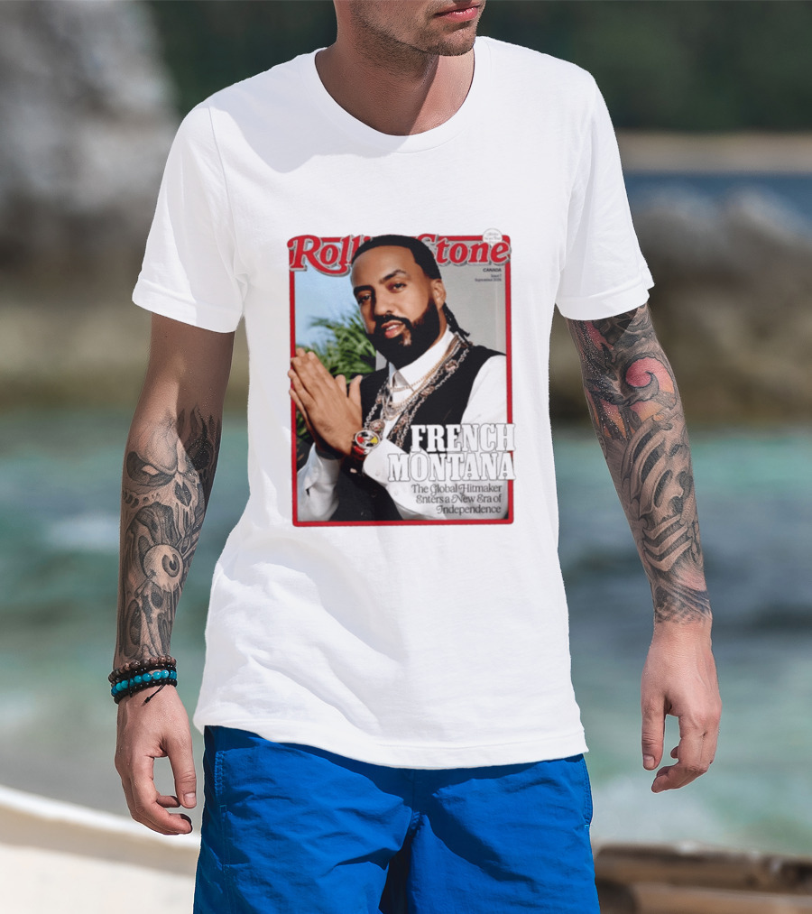 Rolling Stone Canada September 2026 French Montana Global Hitmaker New Era Of Independence T-Shirt