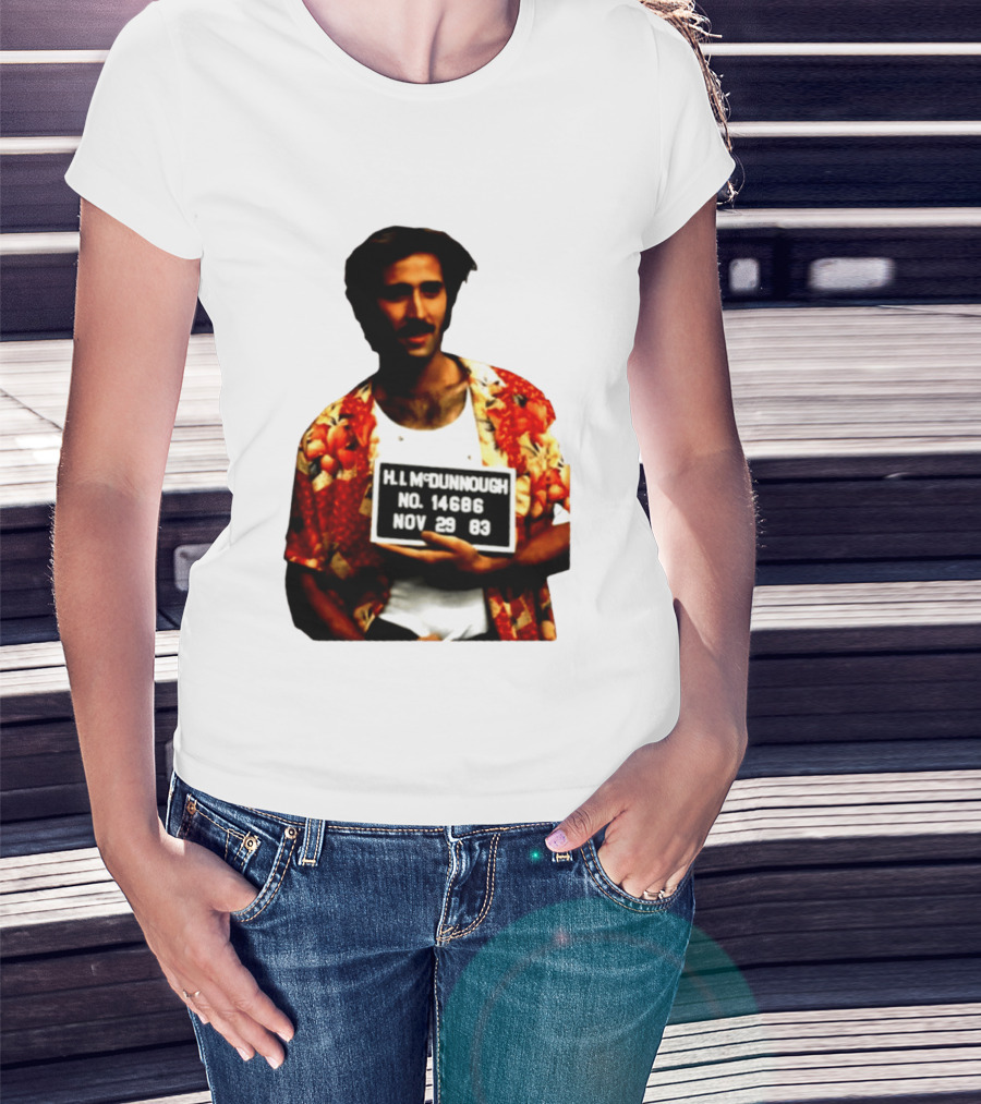 Nicolas Cage HI McDunnough Shot No. 14686 Raising Arizona November 29 83 T-Shirt