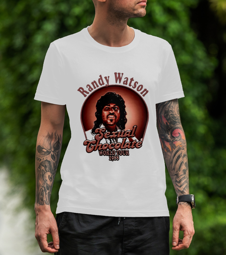 Randy Watson Sexual Chocolate World Tour 1988 Retro Concert T-Shirt