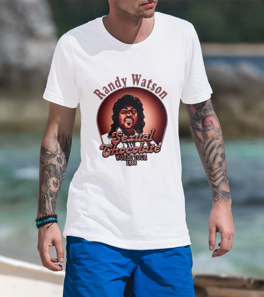 Randy Watson Sexual Chocolate World Tour 1988 Retro Concert T-Shirt