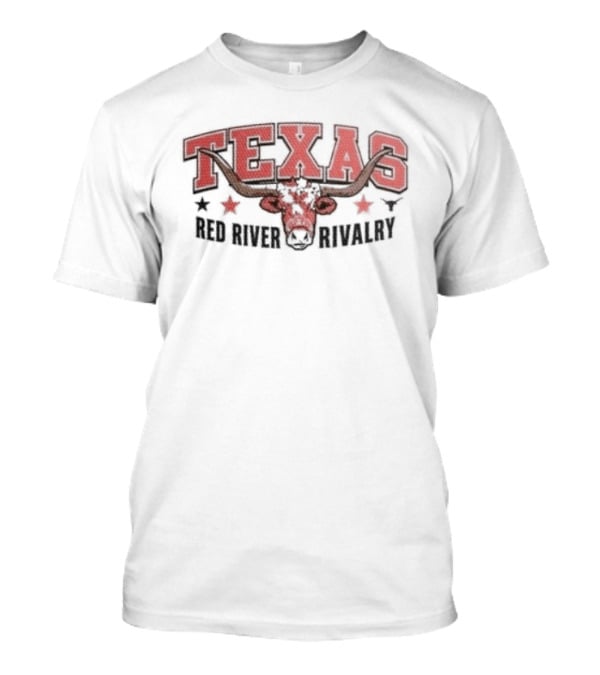 Texas Longhorns Red River Rivalry 2026 Custom Pullover T-Shirt
