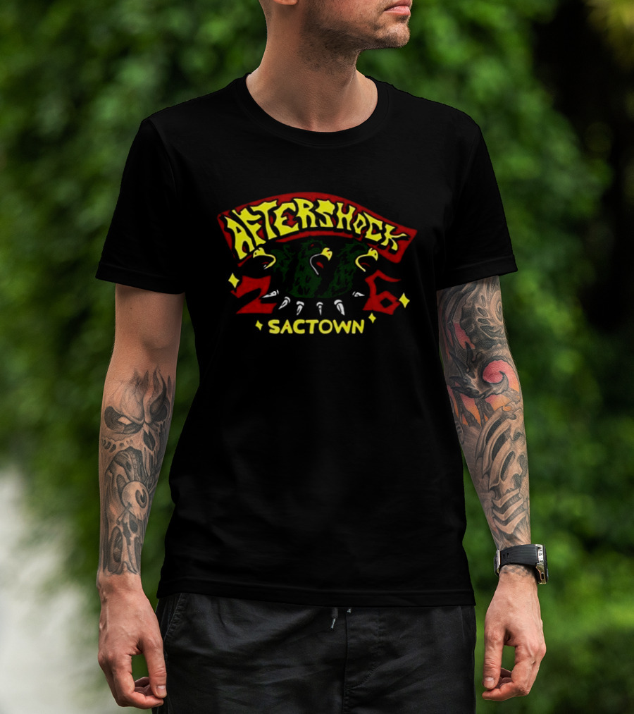 Aftershock Festival 2026 Sactown Griffin Trio October 1 4 Sacramento CA T-Shirt