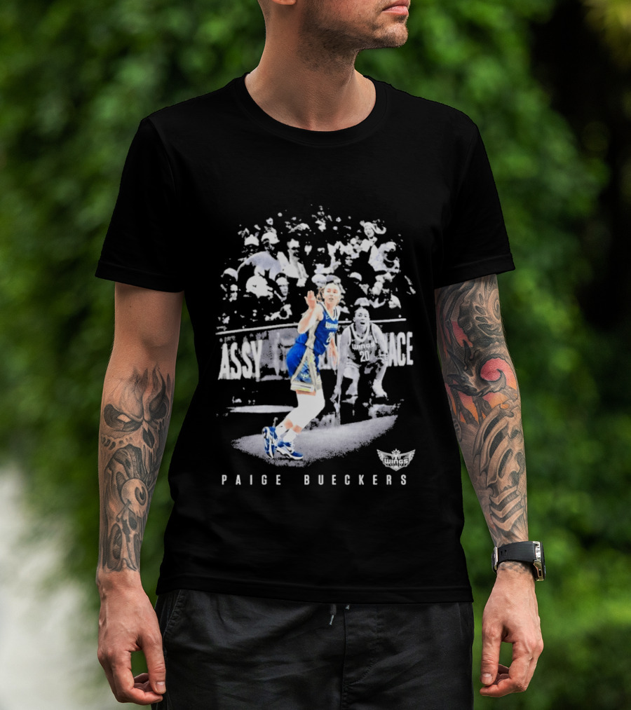 Alysha Clark Assist Paige Bueckers Wings T-Shirt