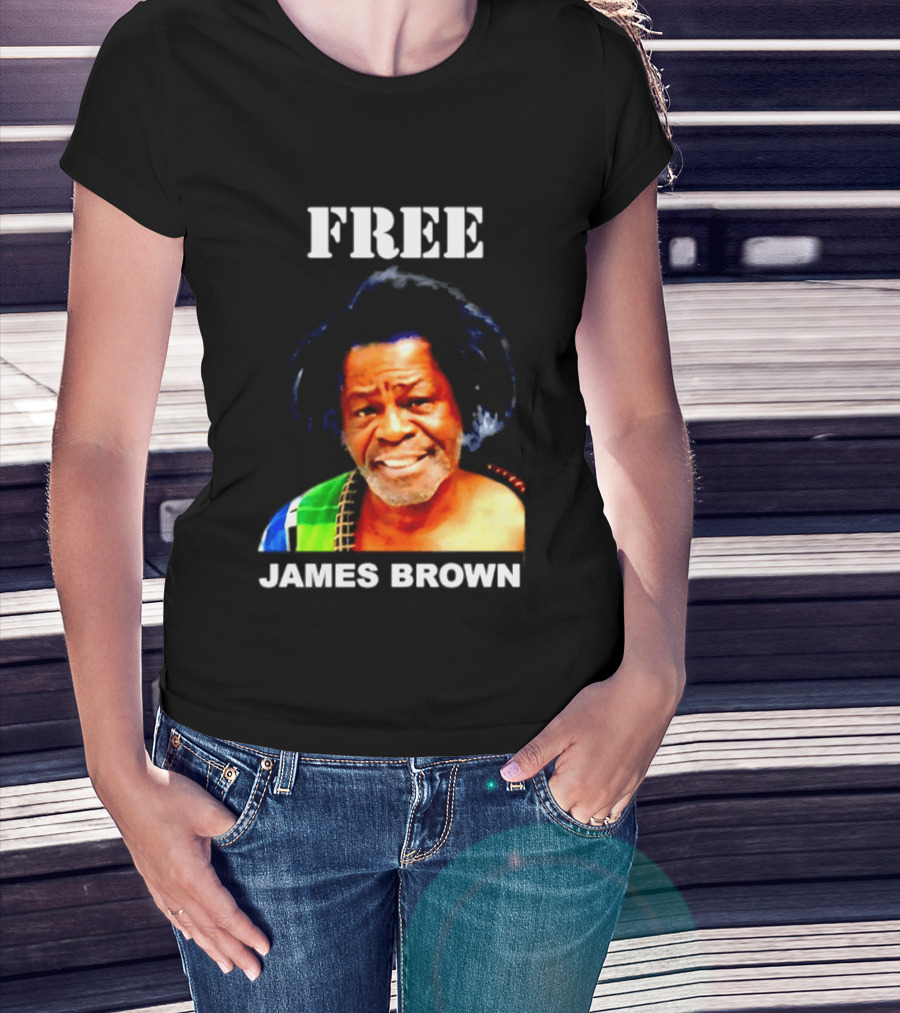 FREE James Brown Godfather Of Soul Funk T-Shirt