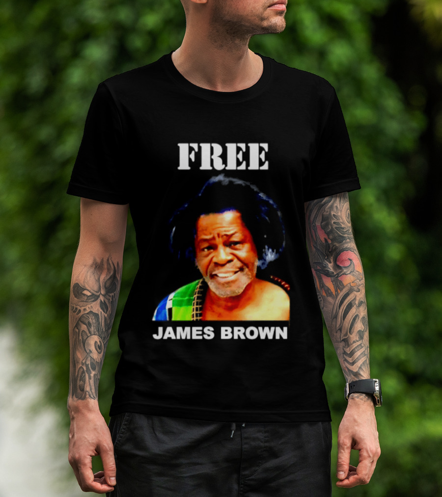 FREE James Brown Godfather Of Soul Funk T-Shirt