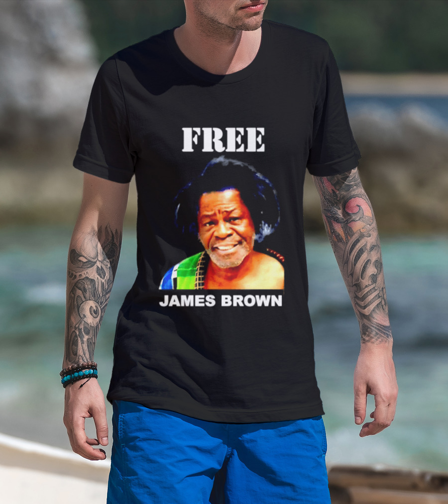FREE James Brown Godfather Of Soul Funk T-Shirt