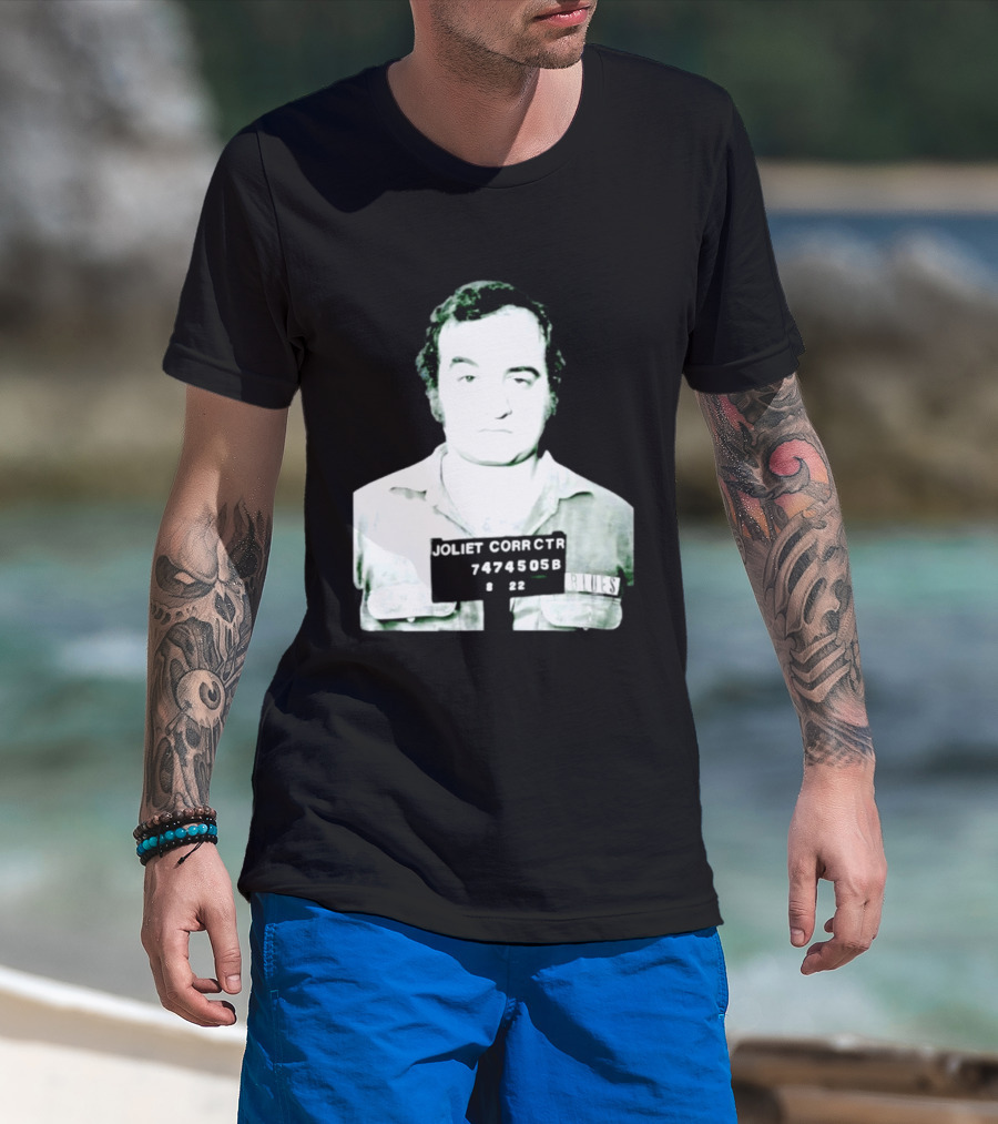 John Belushi Joliet Correctional Blues Shot 7474505B T-Shirt