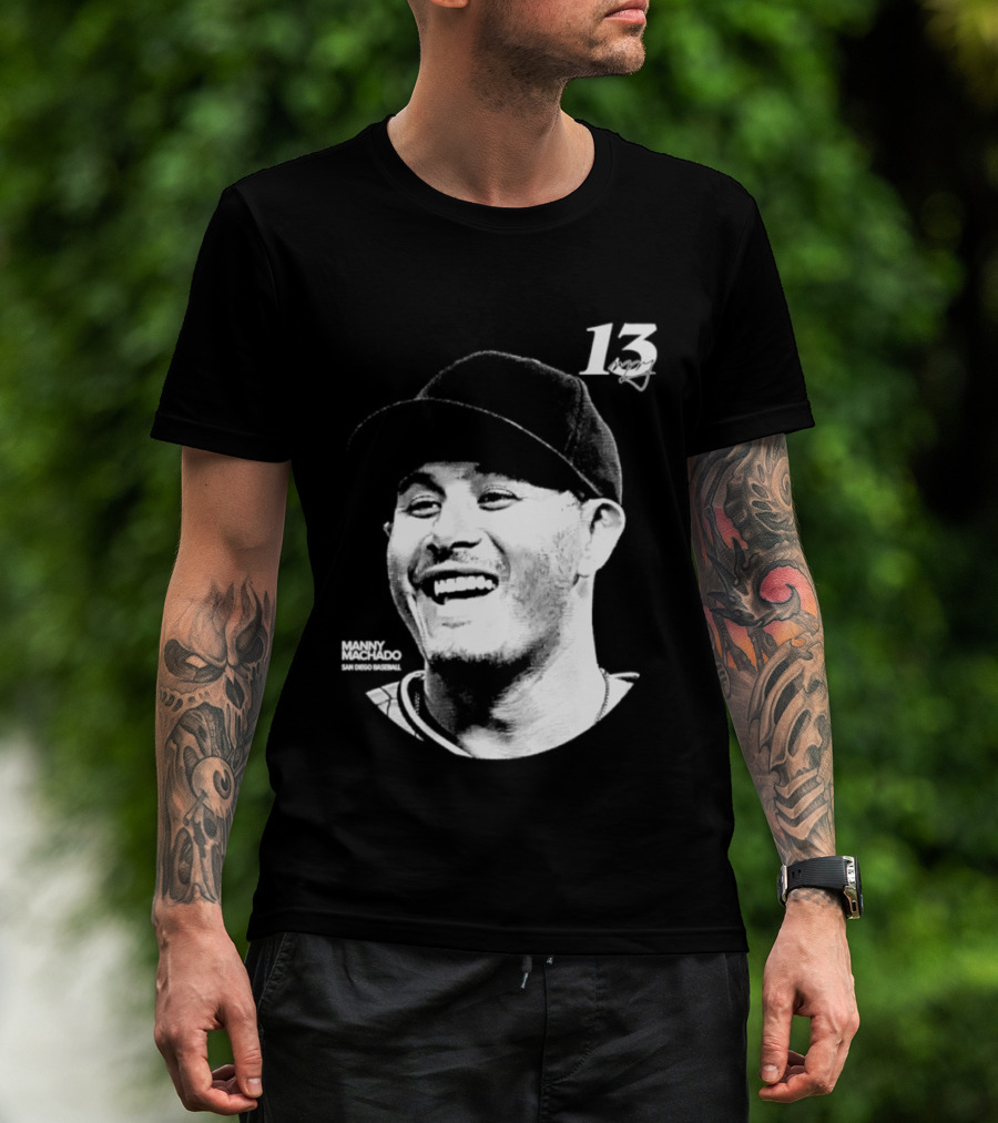 Manny Machado 13 San Diego Padres MLB Lineage Series 2026 T-Shirt