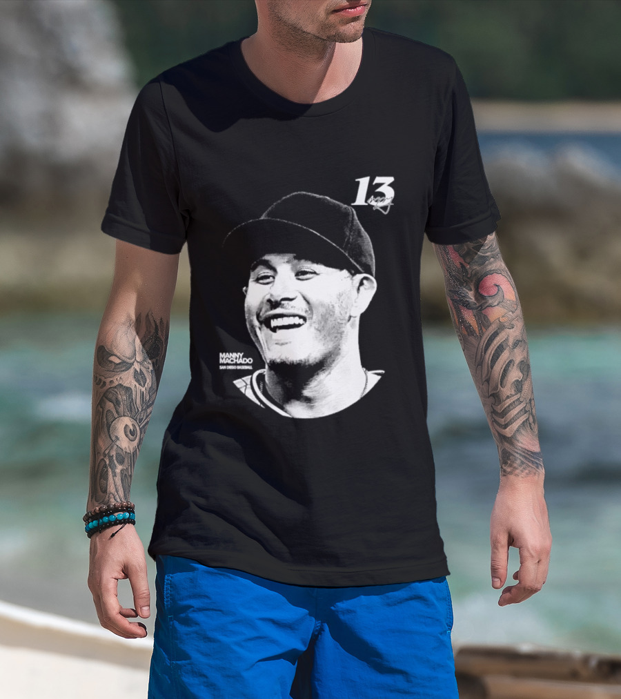 Manny Machado 13 San Diego Padres MLB Lineage Series 2026 T-Shirt