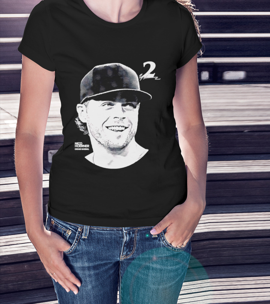 Chicago Cubs Nico Hoerner 2 MLB 2026 Lineage Series T-Shirt