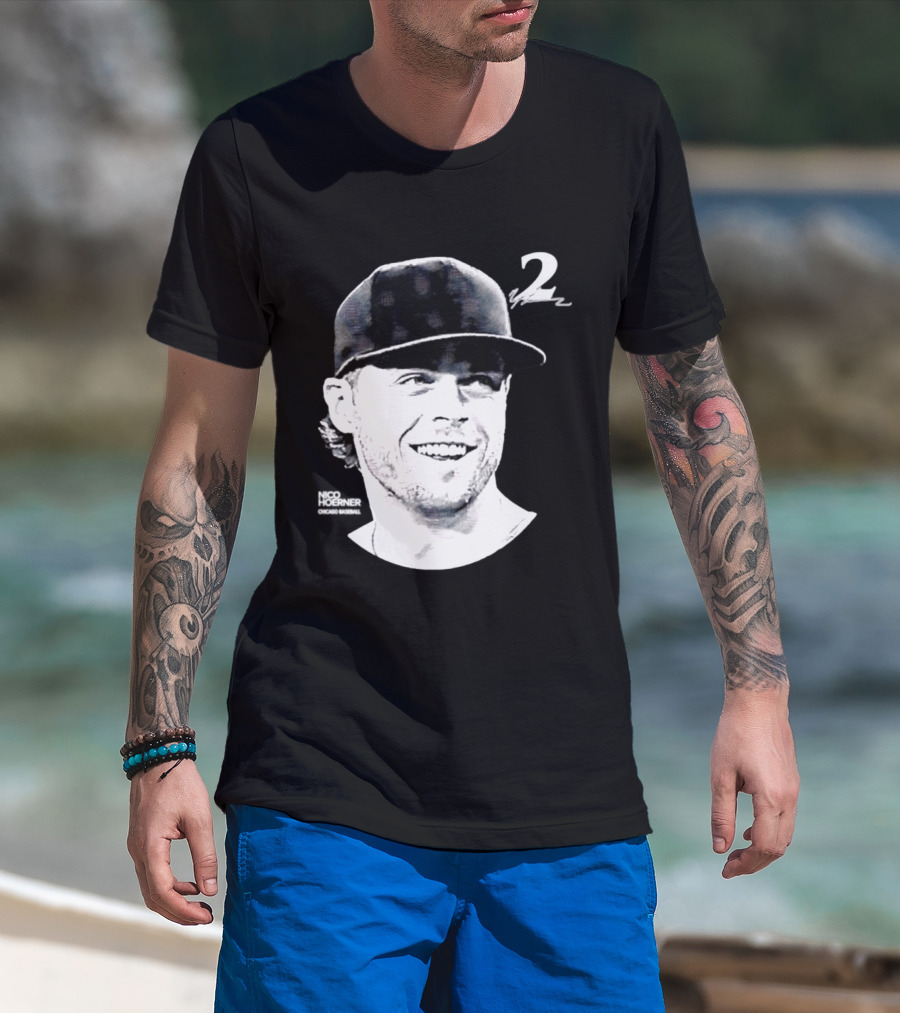 Chicago Cubs Nico Hoerner 2 MLB 2026 Lineage Series T-Shirt