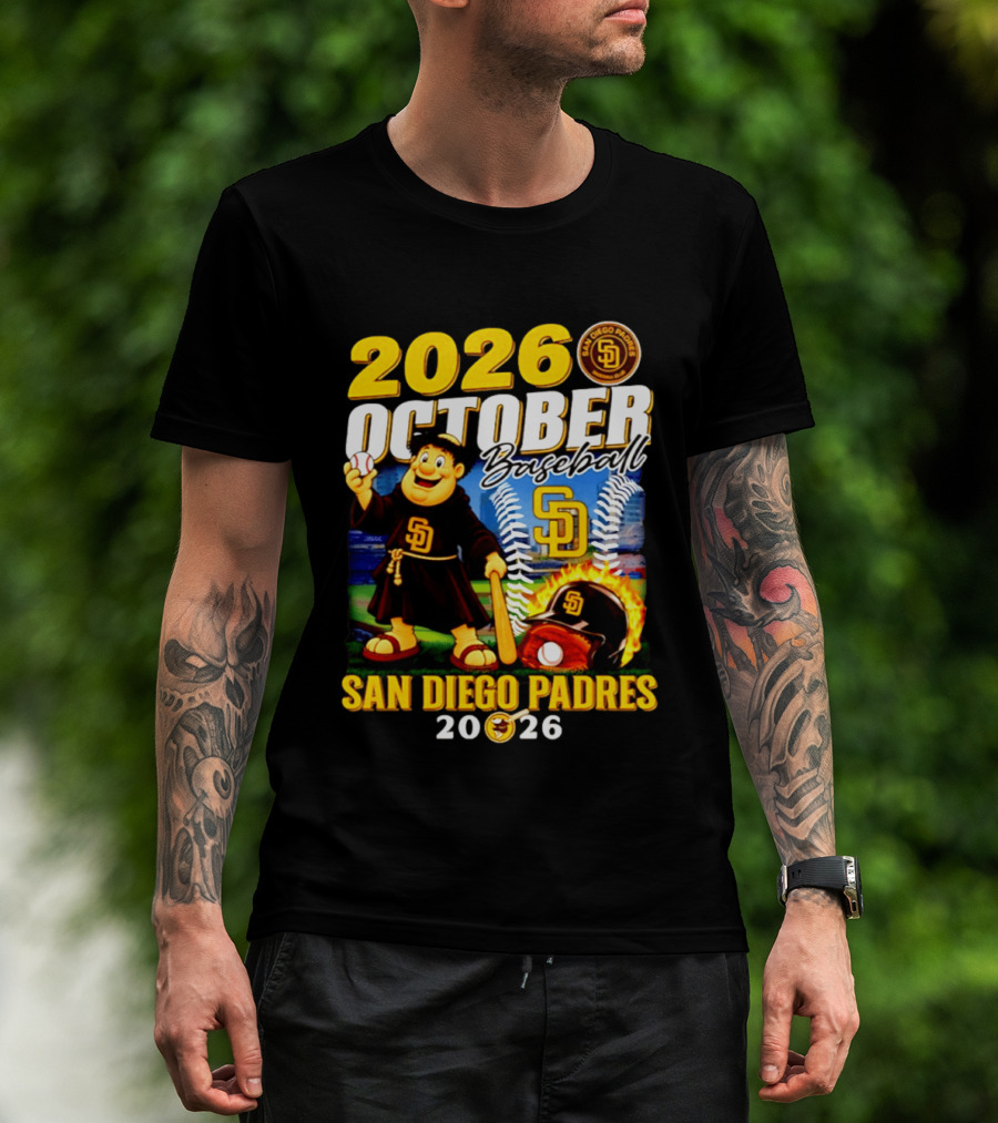 San Diego Padres 2026 October Baseball Postseason T-Shirt